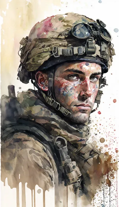 Portraits Of Soldiers