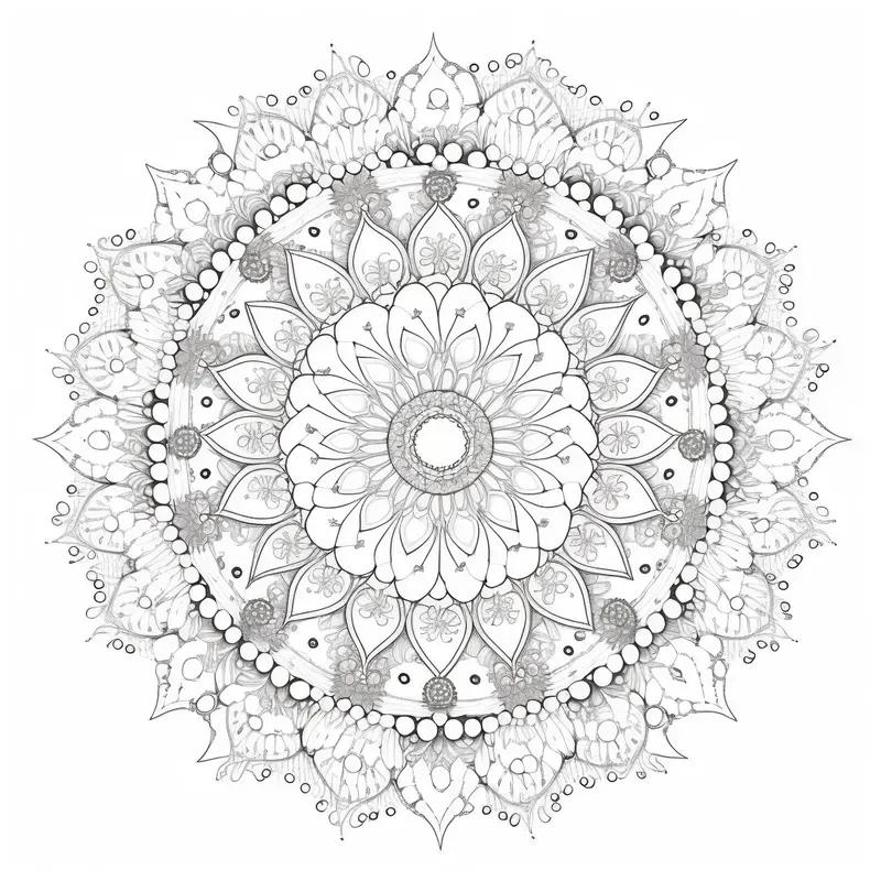 Mandal Coloring Pages