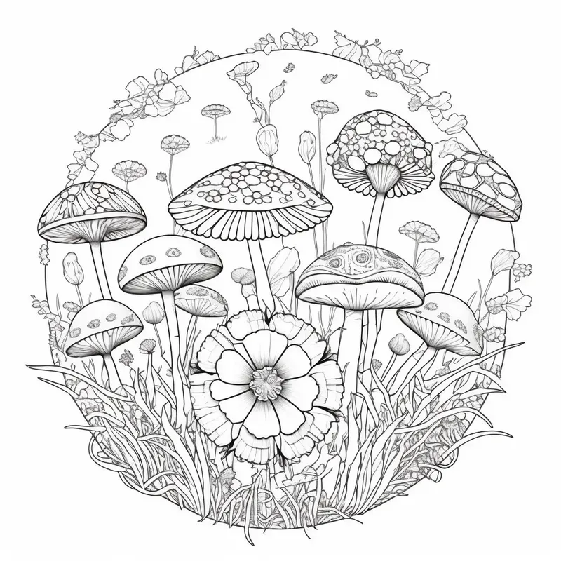 Mandal Coloring Pages