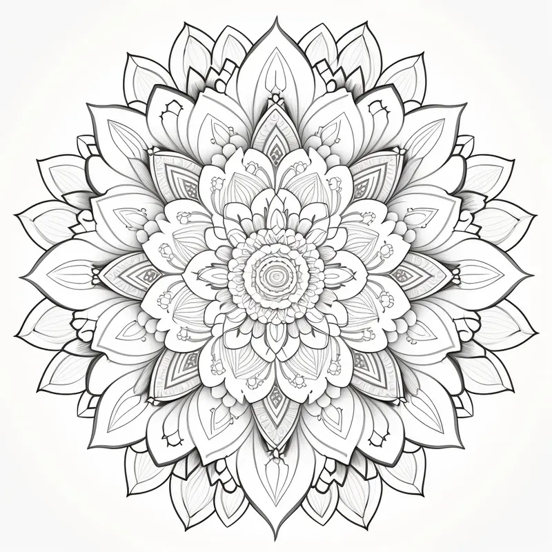 Mandal Coloring Pages