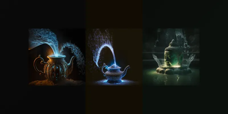 Illuminated Fountains generated by undefined