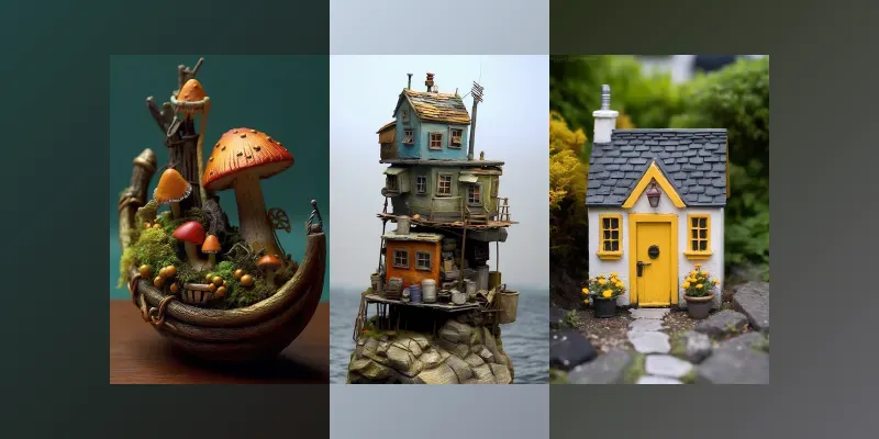 Miniature Sculptures generated by undefined