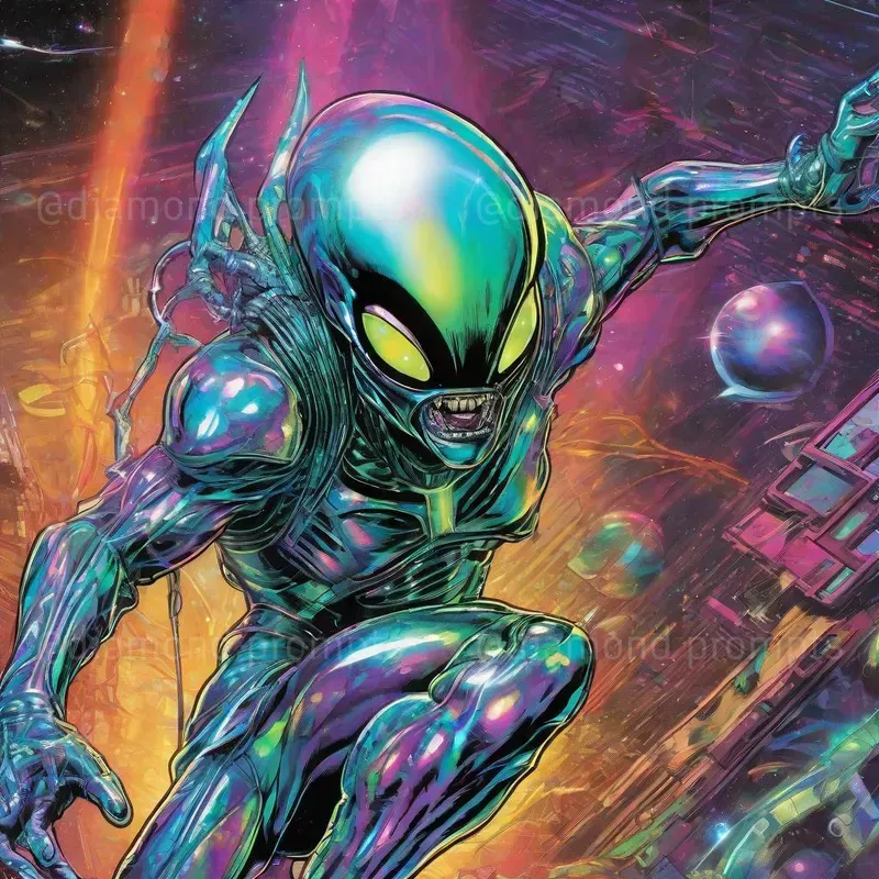 Holographic Legends Comic Book Covers