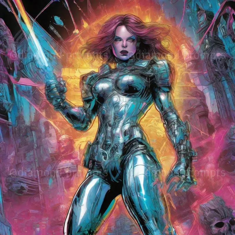Holographic Legends Comic Book Covers