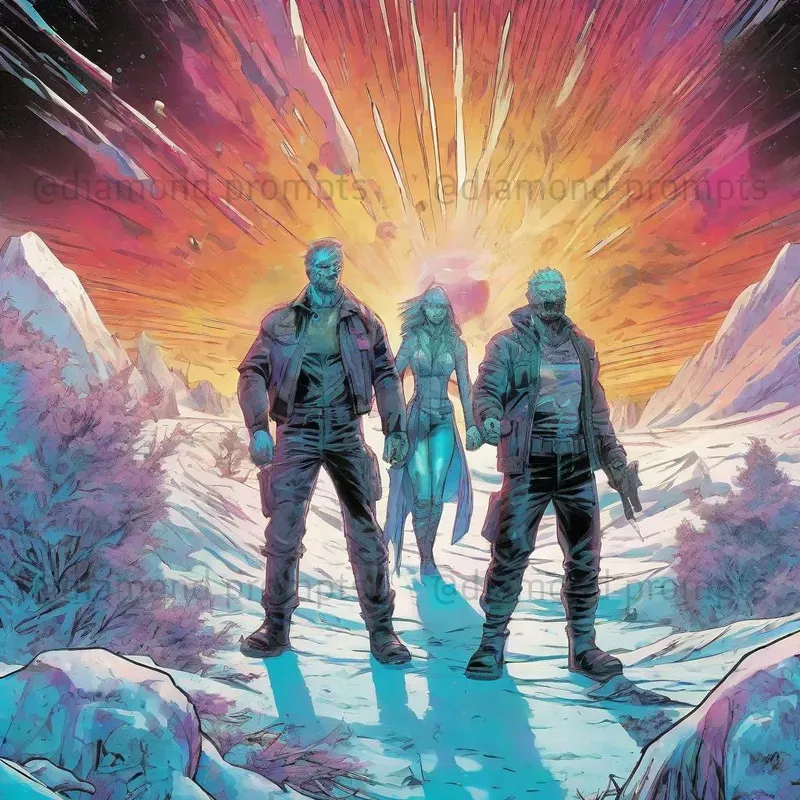 Holographic Legends Comic Book Covers