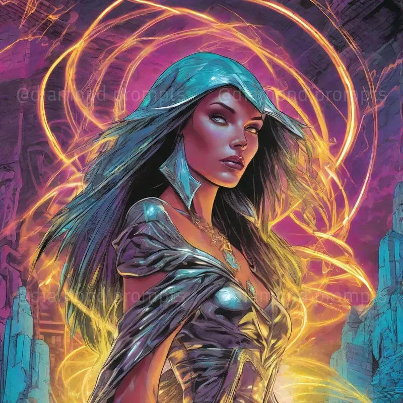 Holographic Legends Comic Book Covers