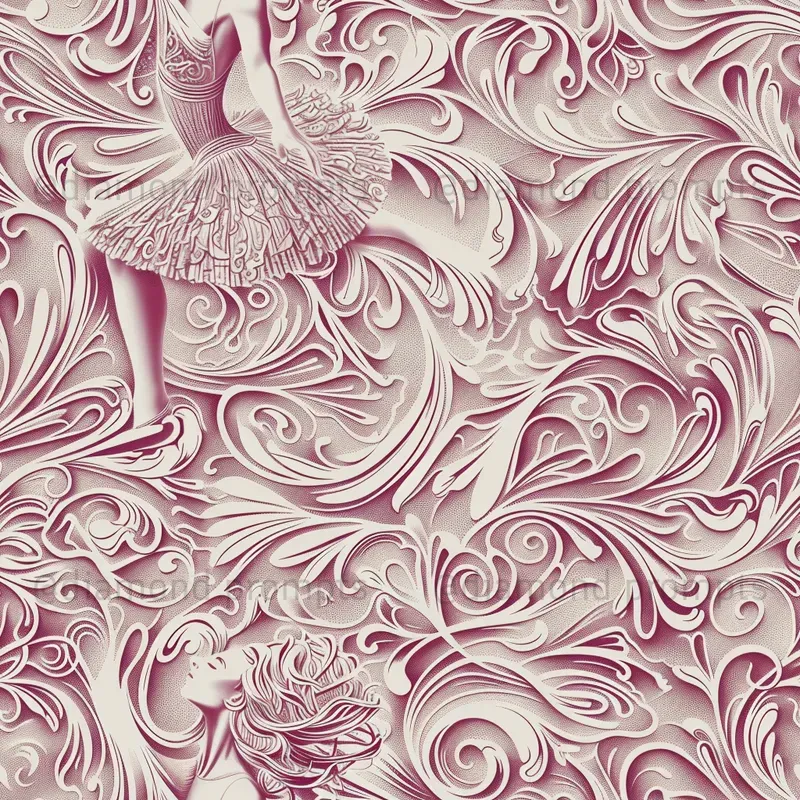 Stylized Silhouette Repeating Patterns