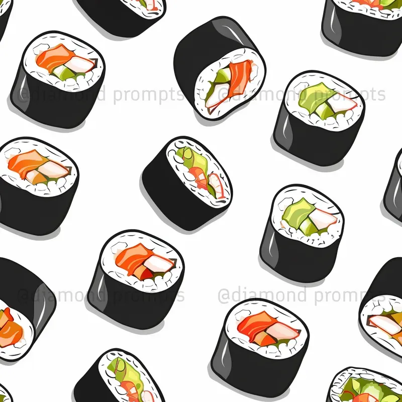 Cartoon Food Patterns