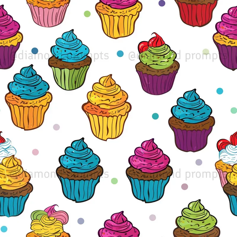 Cartoon Food Patterns