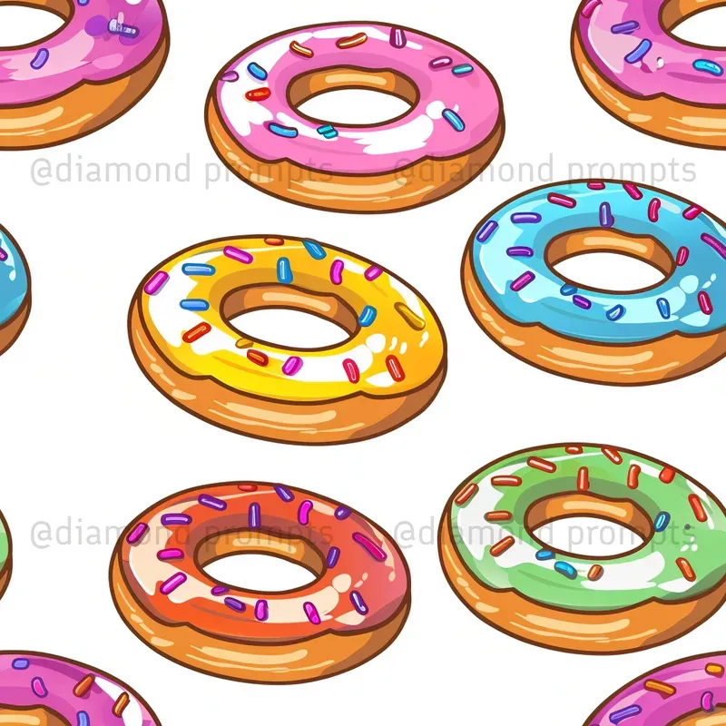 Cartoon Food Patterns