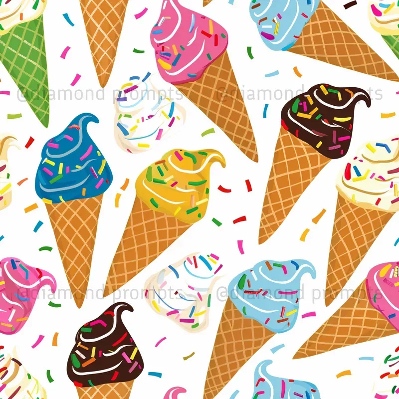 Cartoon Food Patterns