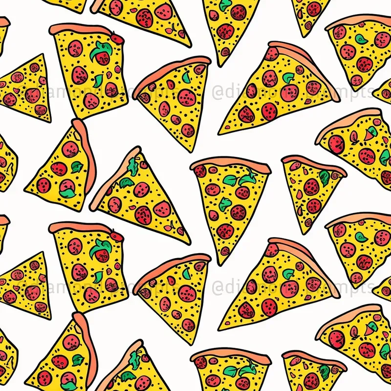 Cartoon Food Patterns
