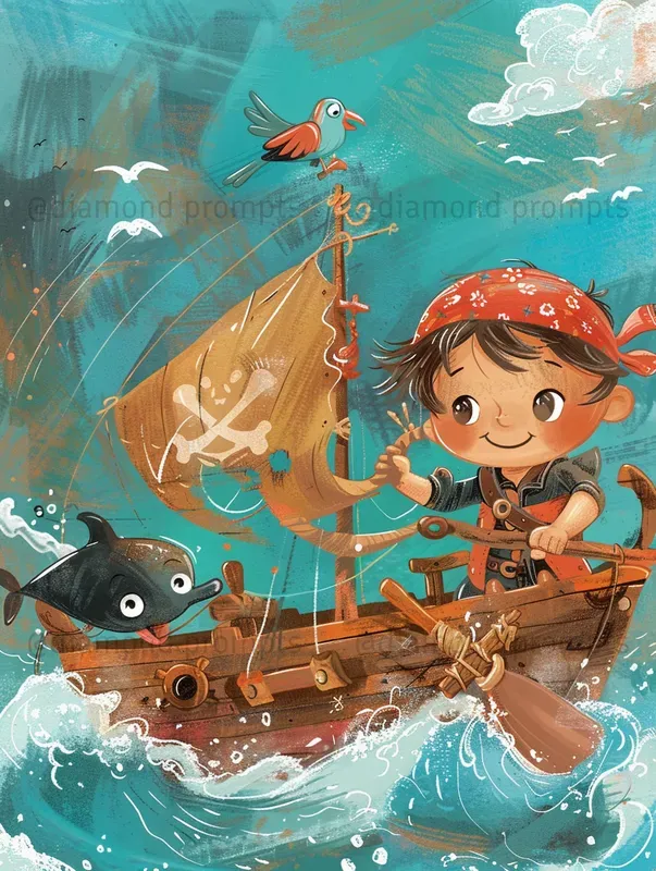 Adventurous Childrens Book Illustrations