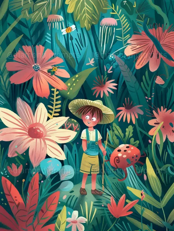 Adventurous Childrens Book Illustrations