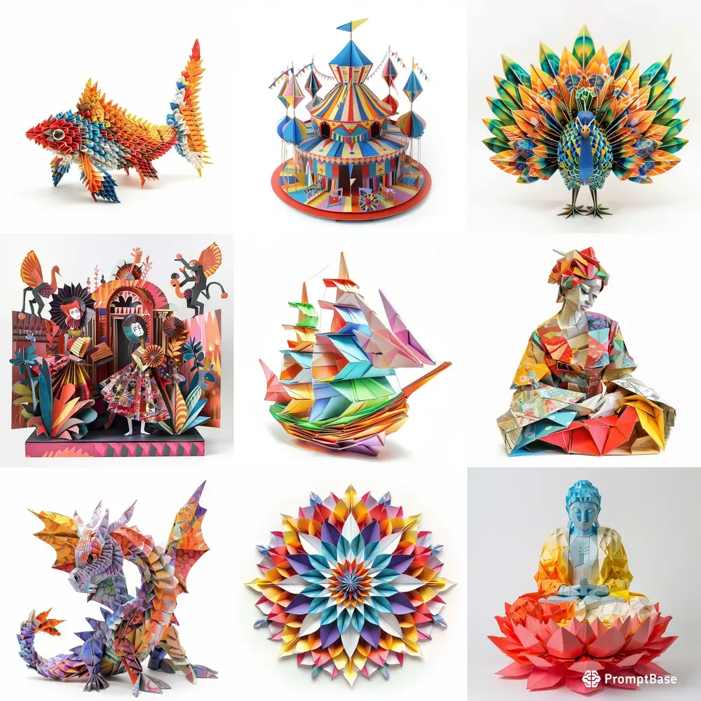 Modular Origami Objects