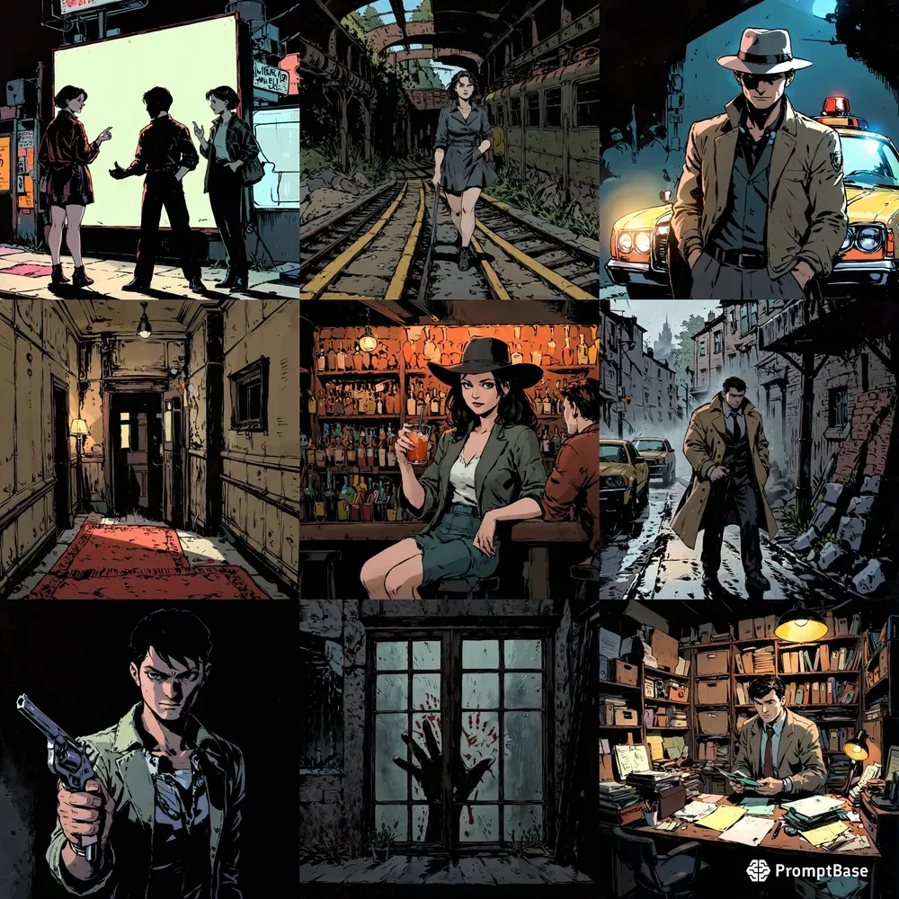 Comic Film Noir 90s