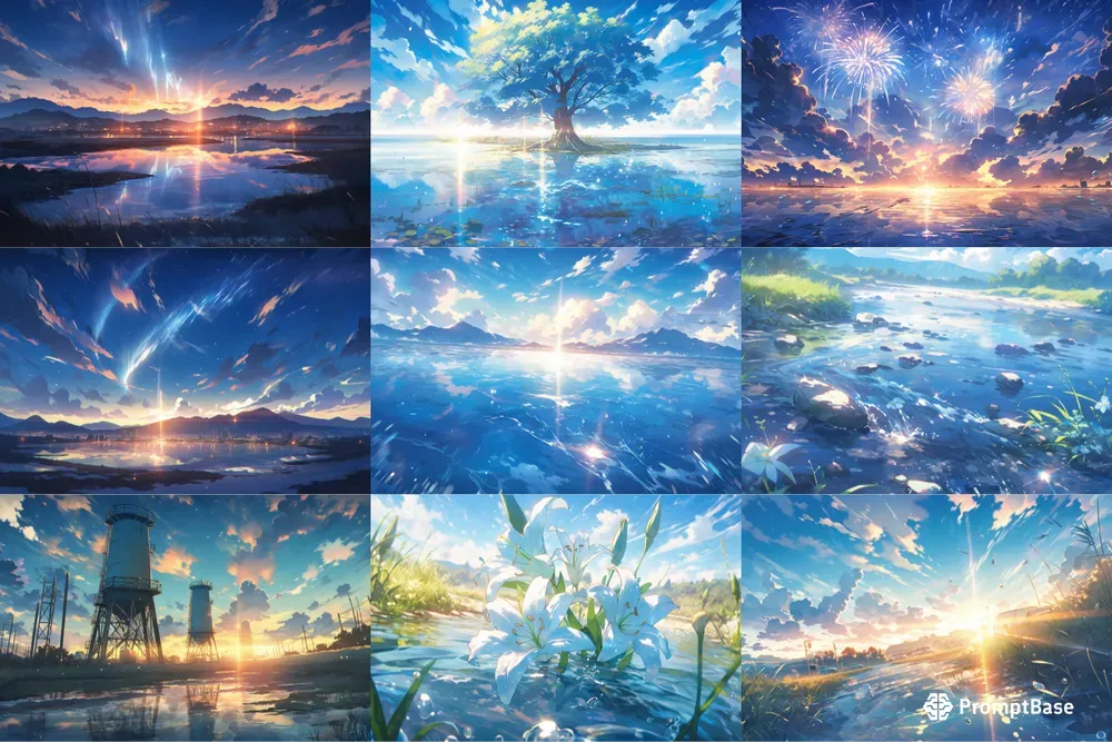 Beautiful Natures By Makoto Shinkai