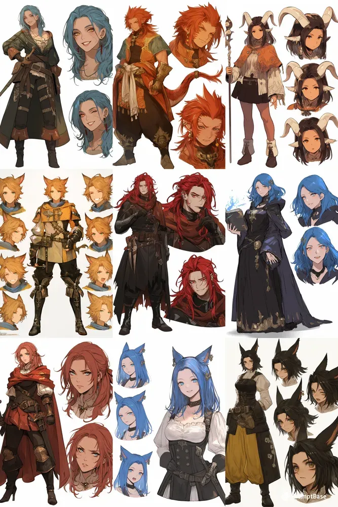 Fantasy Character Designs