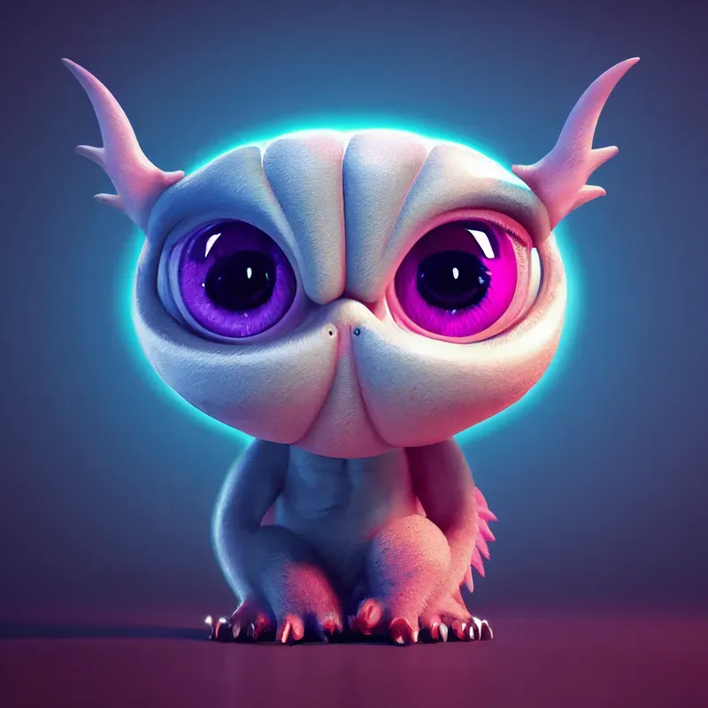 Cute 3D Baby Monsters