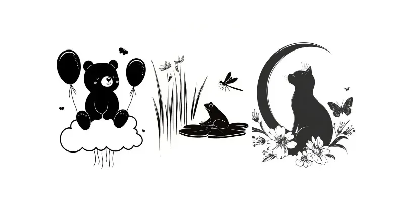 Adorable Silhouettes generated by undefined