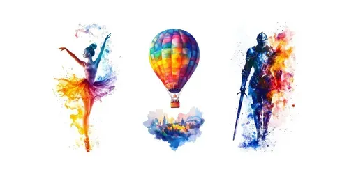 Vivid Fantasy Illustrations generated by midjourney