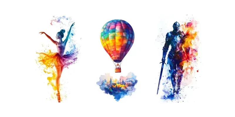 Vivid Fantasy Illustrations generated by undefined