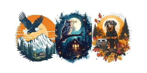 Circles Of Wonders generated by midjourney