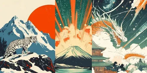 Whimsical Natures And Myths generated by midjourney