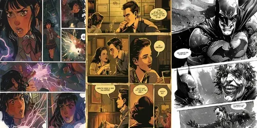Comic Book Panels And Pages generated by midjourney