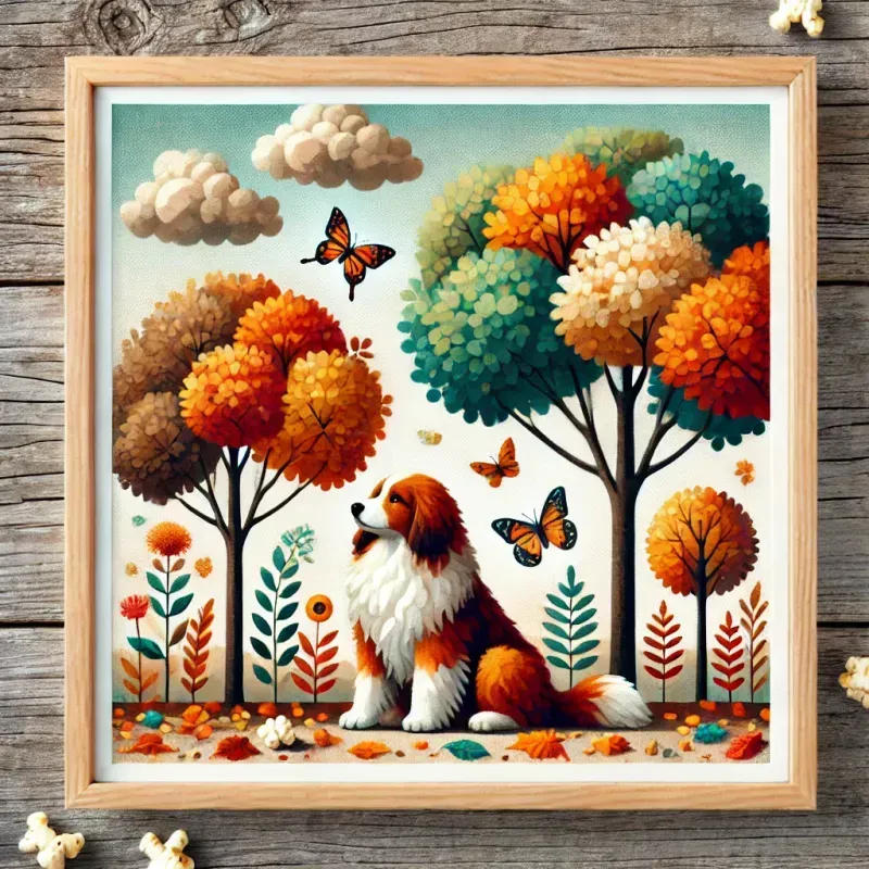 Vibrant Nature Dreams In Midcentury Style