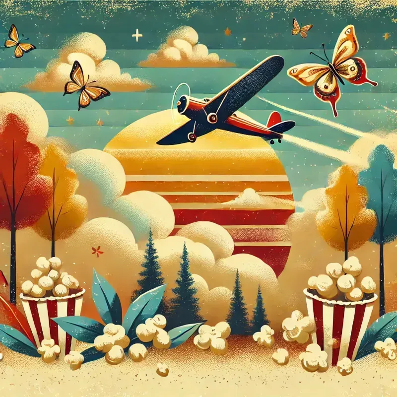 Vibrant Nature Dreams In Midcentury Style