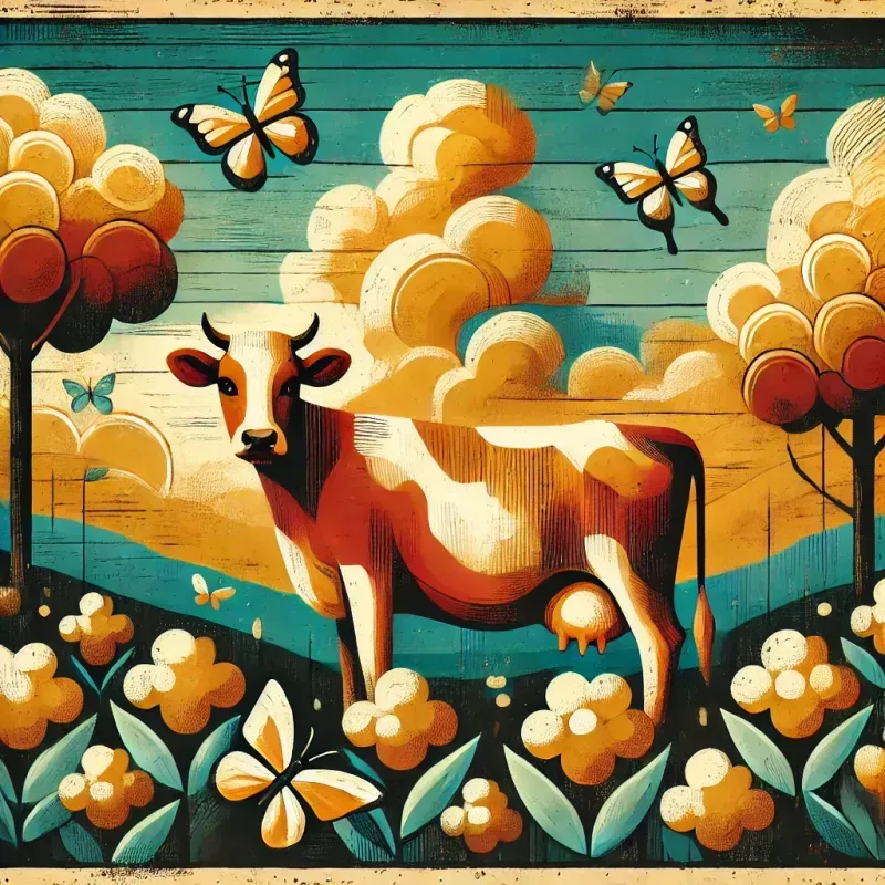 Vibrant Nature Dreams In Midcentury Style