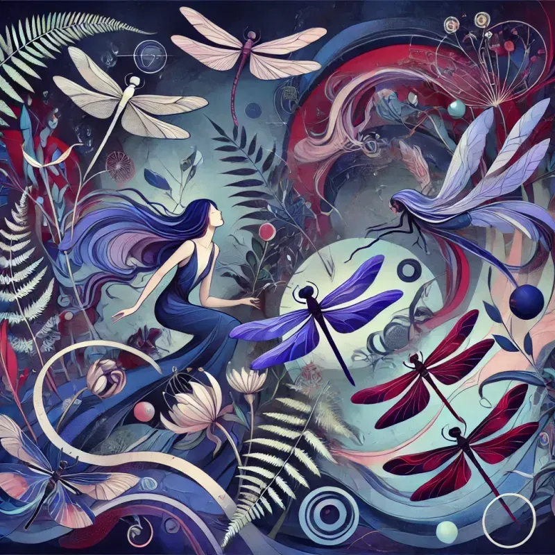 Dreamscapes Of Enchanted Fluid Graces