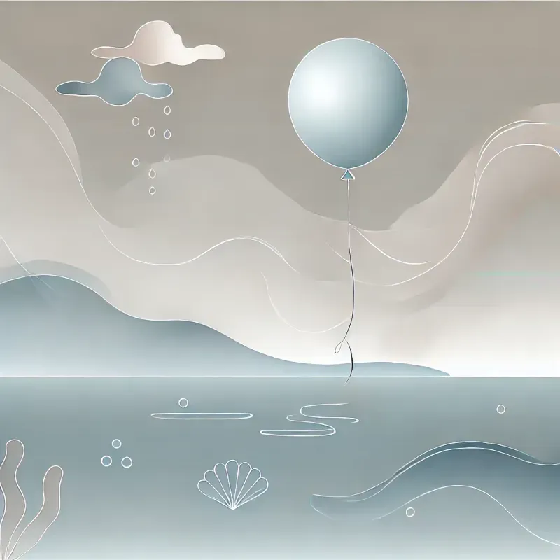 Oceanic Serenities Minimalist Magic