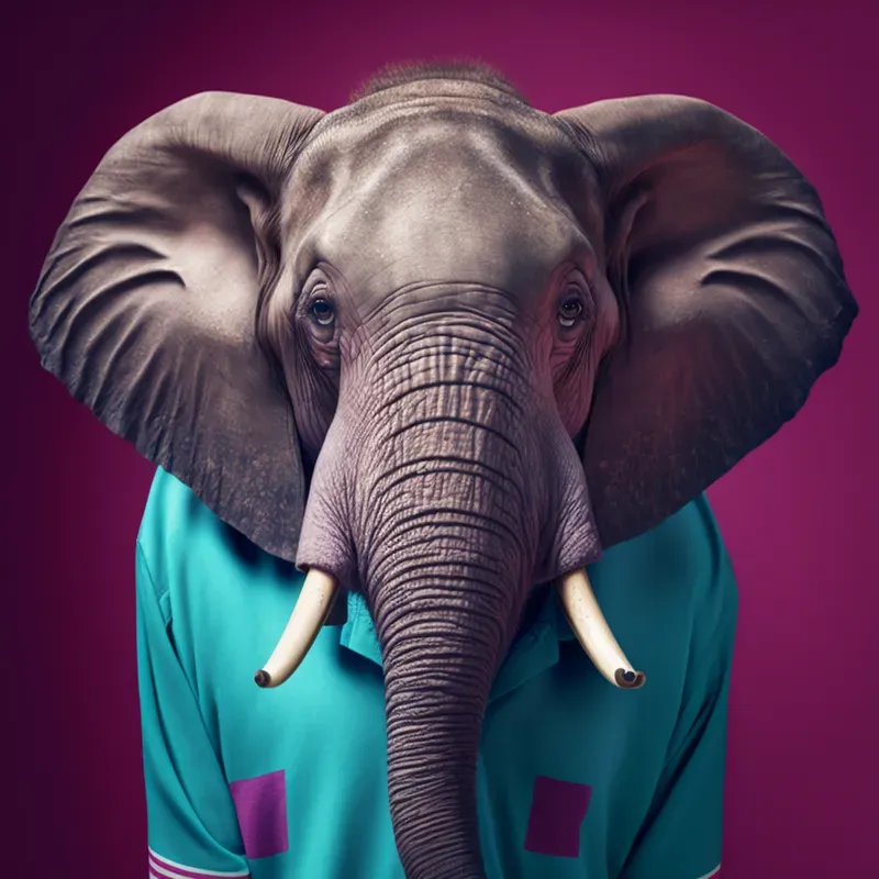 Animals Wearing Human Clothes