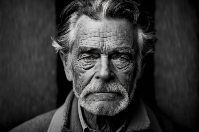 Dramatic Black And White Portrait Photography
