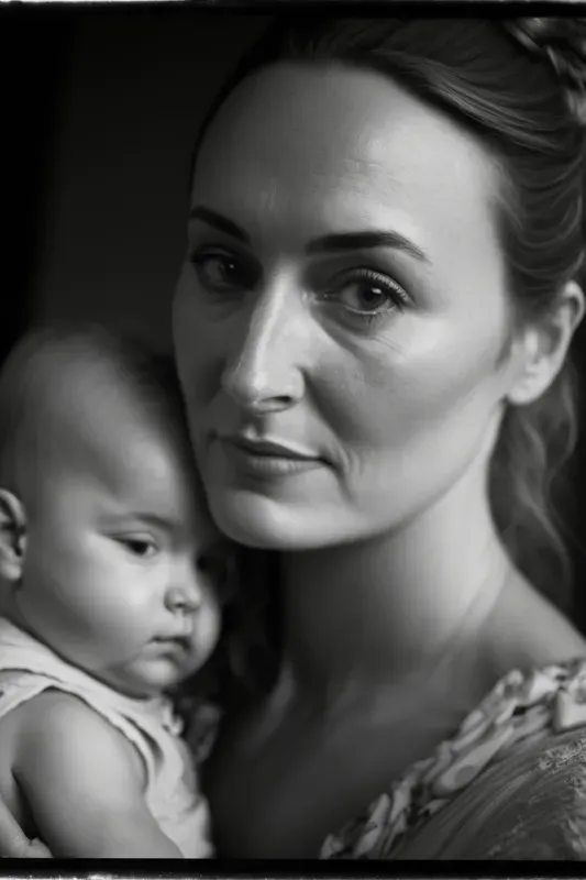 Dramatic Black And White Portrait Photography