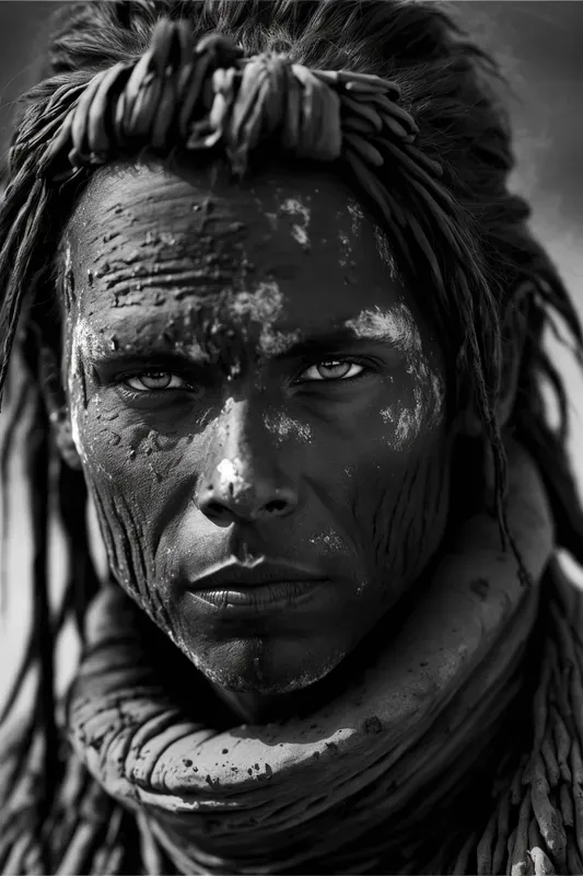 Dramatic Black And White Portrait Photography