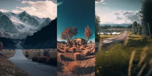 Beautiful Hyper Realistic Landscapes generated by midjourney