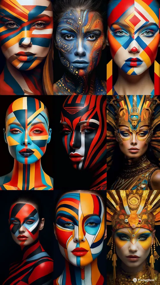 Colorful Face Portraits
