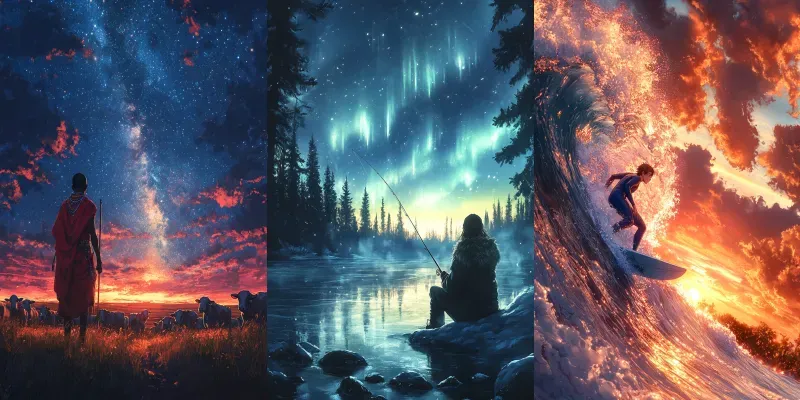 Journeys Through Human Experiences generated by undefined