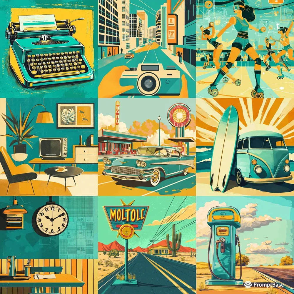 Retro Pop Art With Vintage Twists
