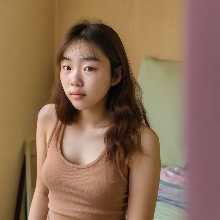 Cute Girls At Home