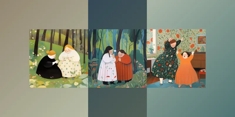 Cute Chubby Girls generated by undefined