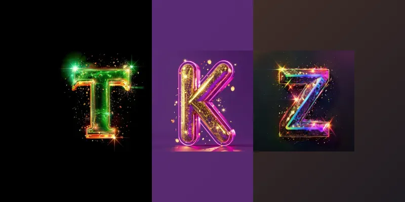 Luminous Letters generated by undefined