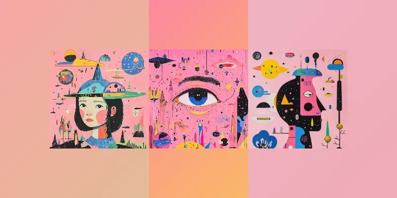 Abstract Illustrations generated by undefined