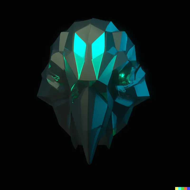 Neon Voxel Animal Logos
