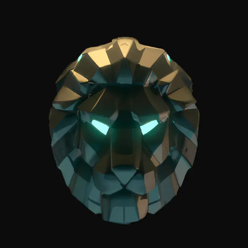 Neon Voxel Animal Logos