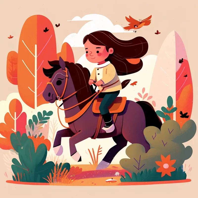 Children Books Vintage Cartoon Style
