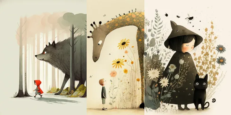 Childrens Book Illustrations generated by undefined